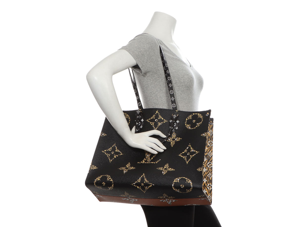 Louis Vuitton Black Jungle Onthego GM - Image 9
