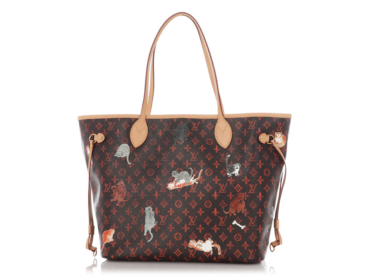 Louis Vuitton X Grace Coddington Catogram Neverfull MM - Image 2