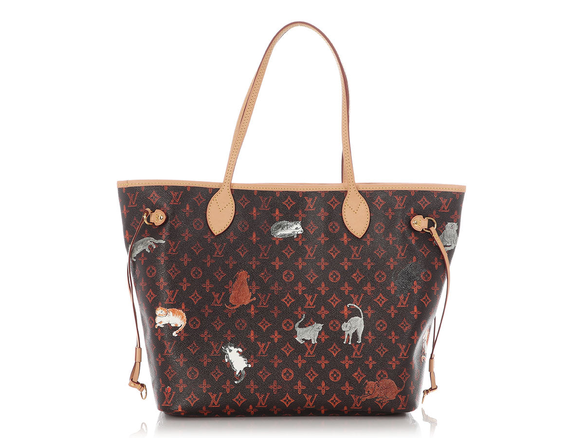 Louis Vuitton X Grace Coddington Catogram Neverfull MM - Image 4