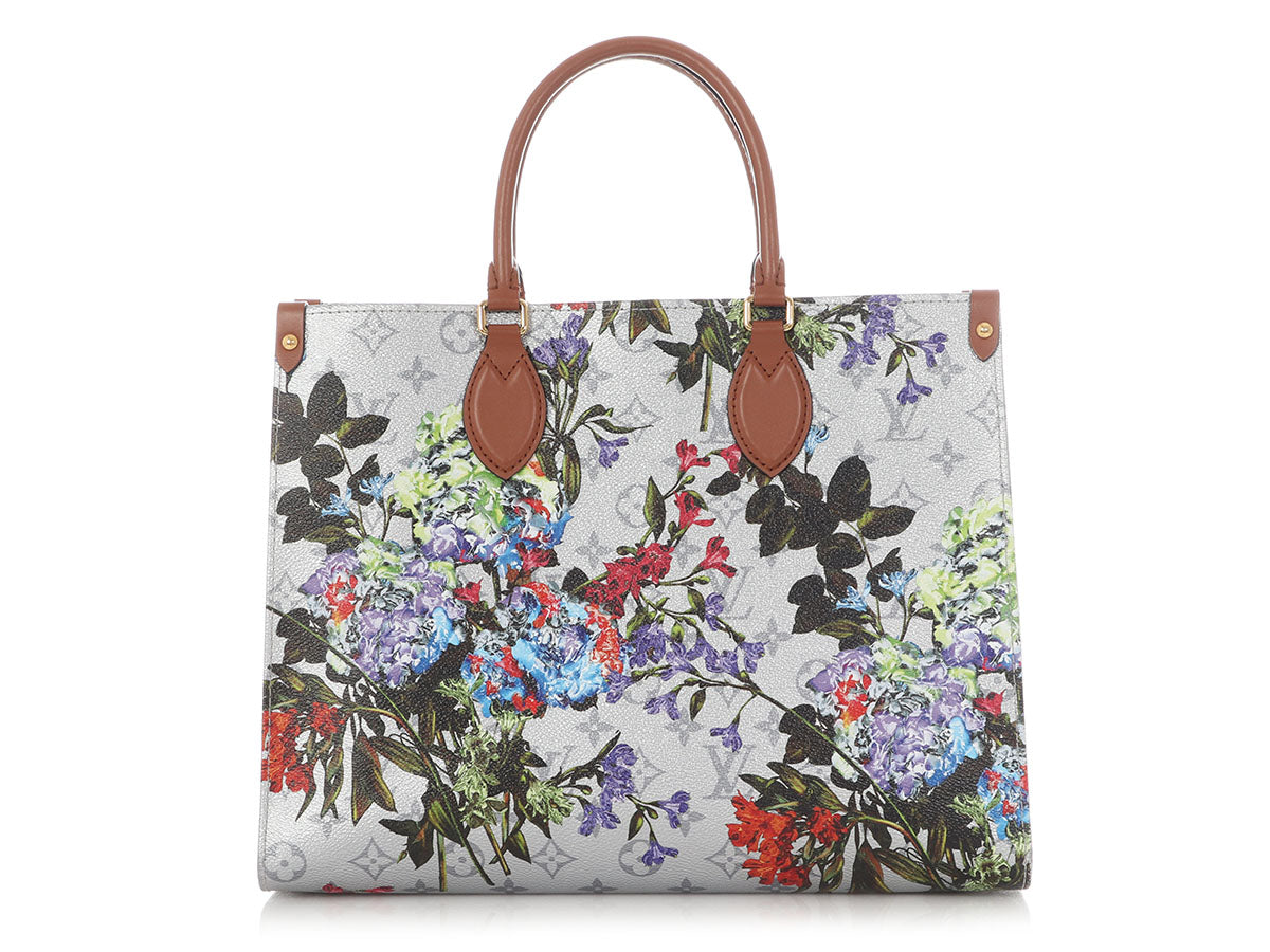 Louis Vuitton Metallic Silver Monogram LV Garden OnTheGo MM - Image 5