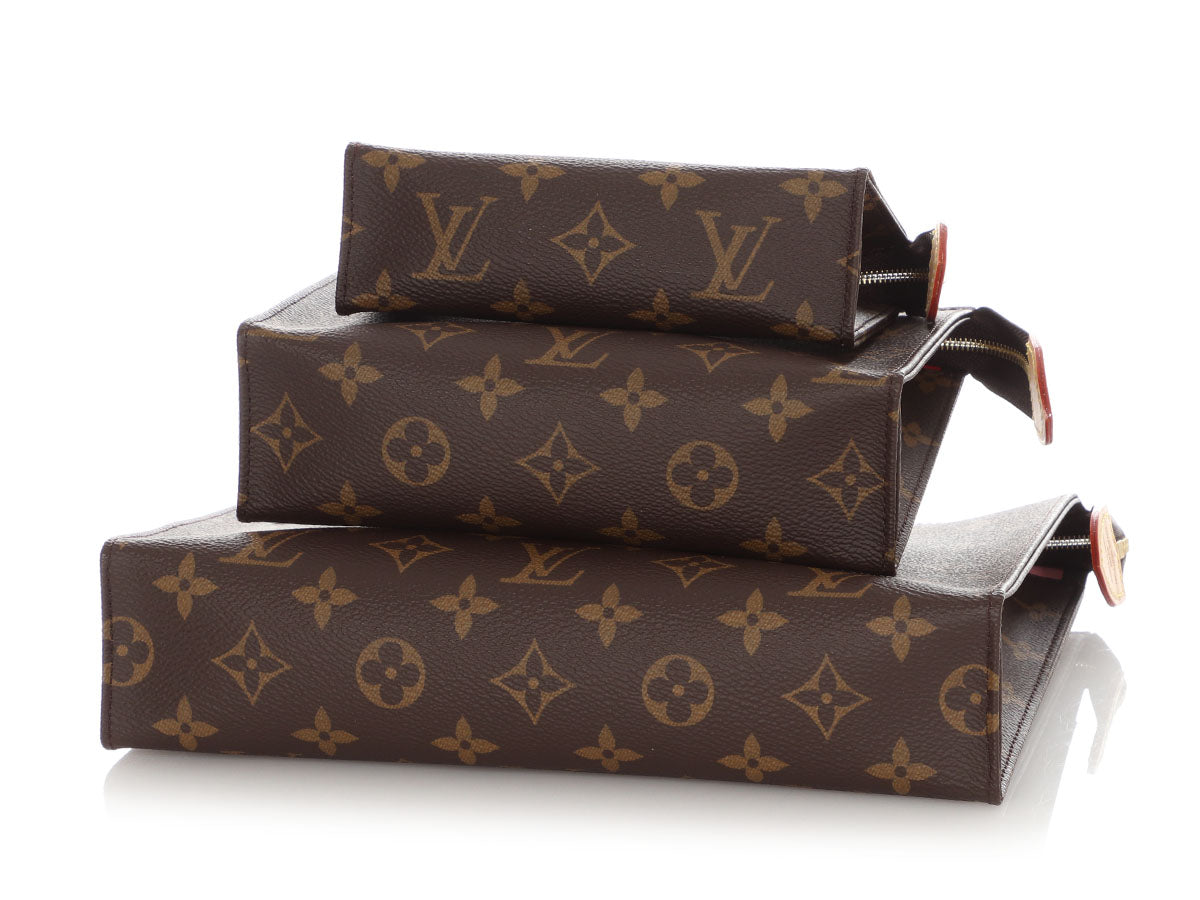 Louis Vuitton Monogram Toiletry Trio - Image 9