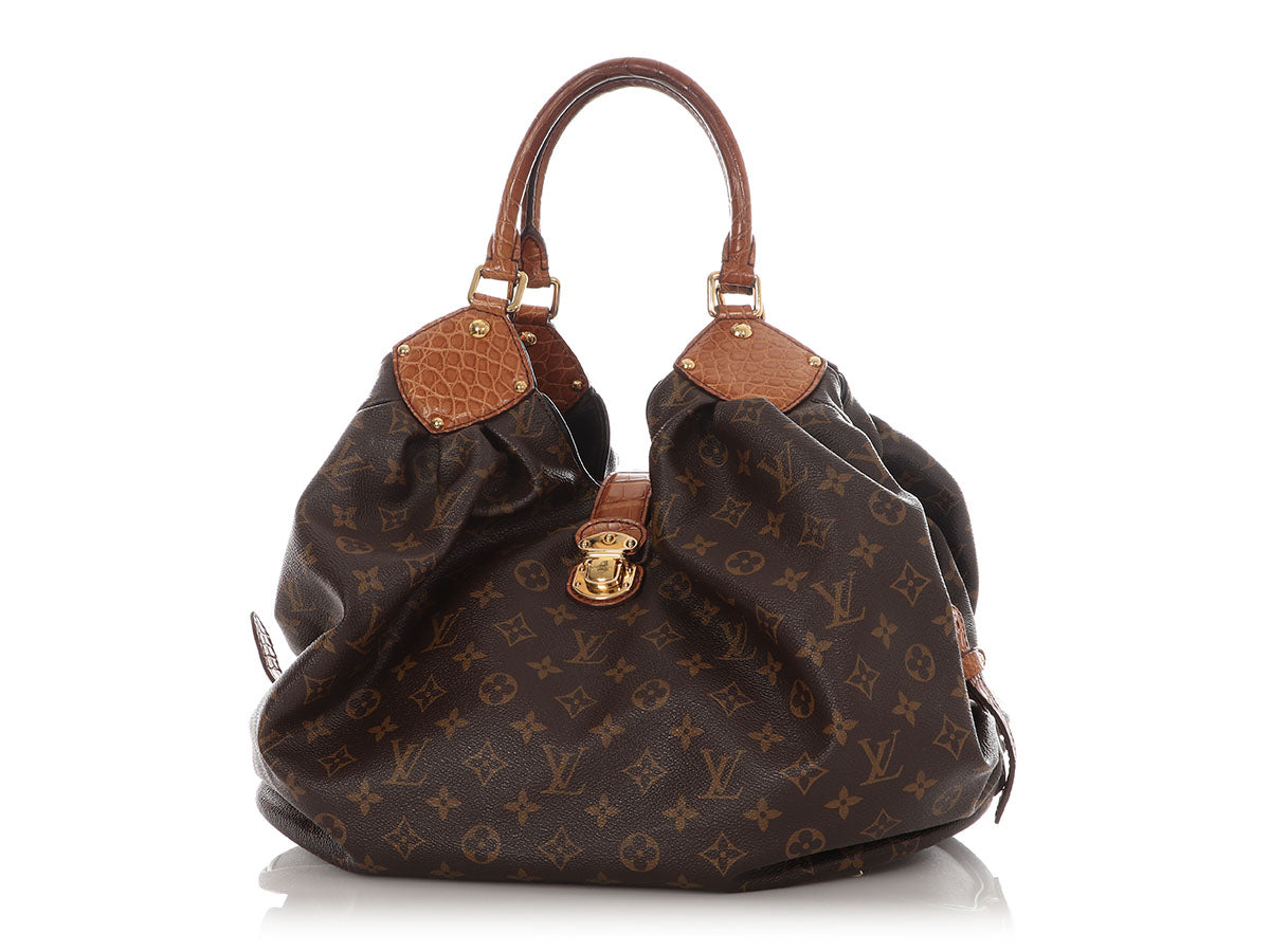Louis Vuitton Monogram Mahina XL with Alligator Trim - Image 2