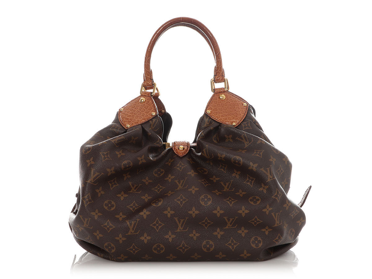 Louis Vuitton Monogram Mahina XL with Alligator Trim - Image 4