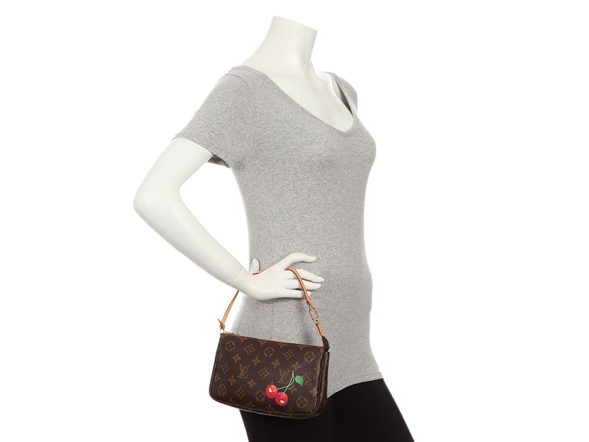 Louis Vuitton Monogram Cerises Pochette Accessoires - Image 9