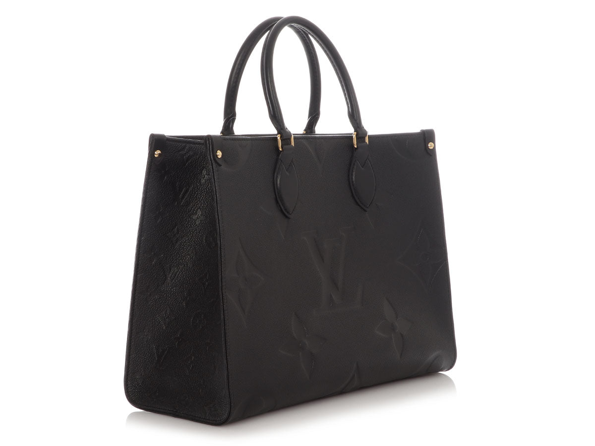 Louis Vuitton Black Monogram Empreinte Onthego MM - Image 5