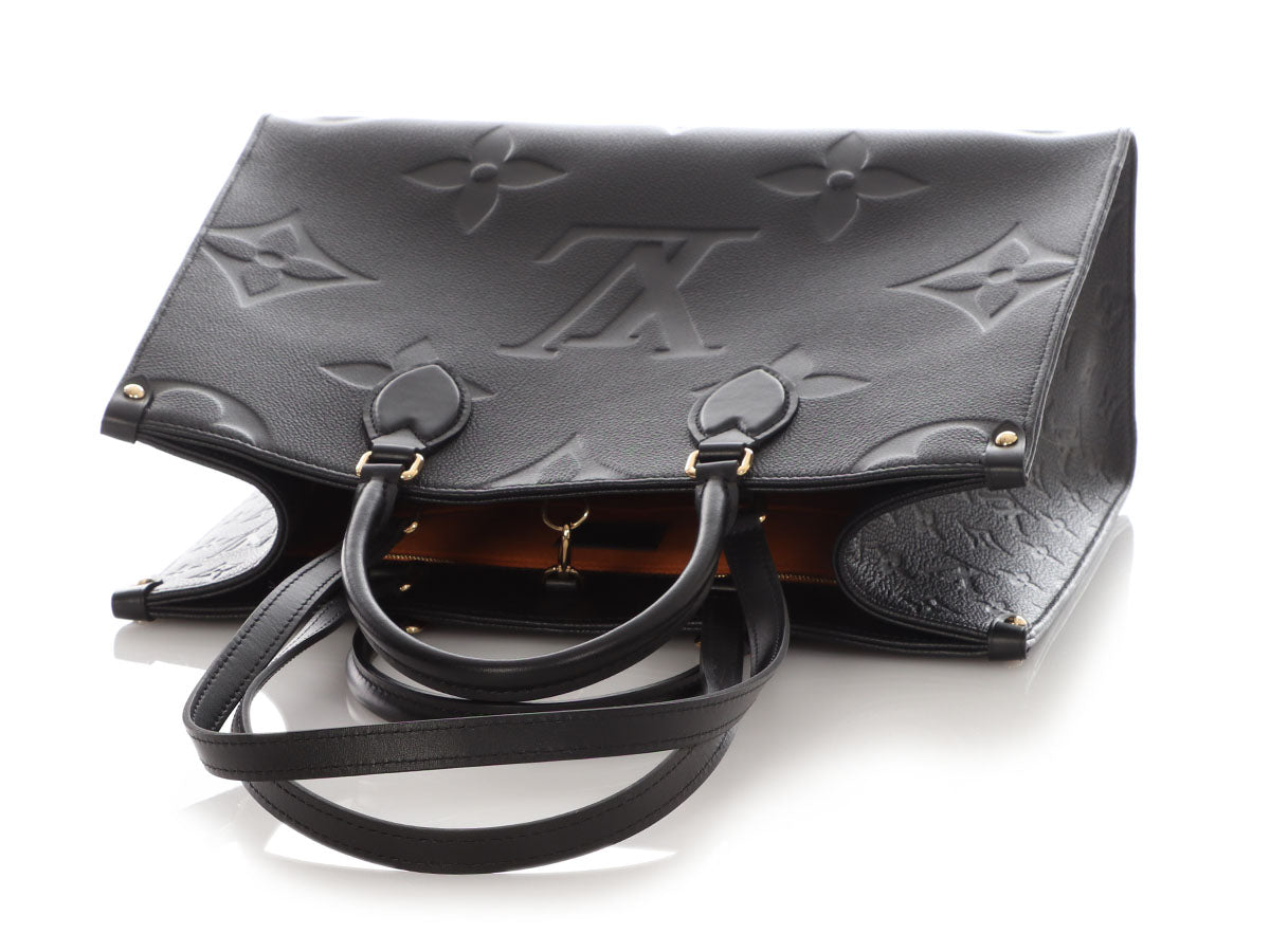 Louis Vuitton Black Monogram Empreinte Onthego MM - Image 7