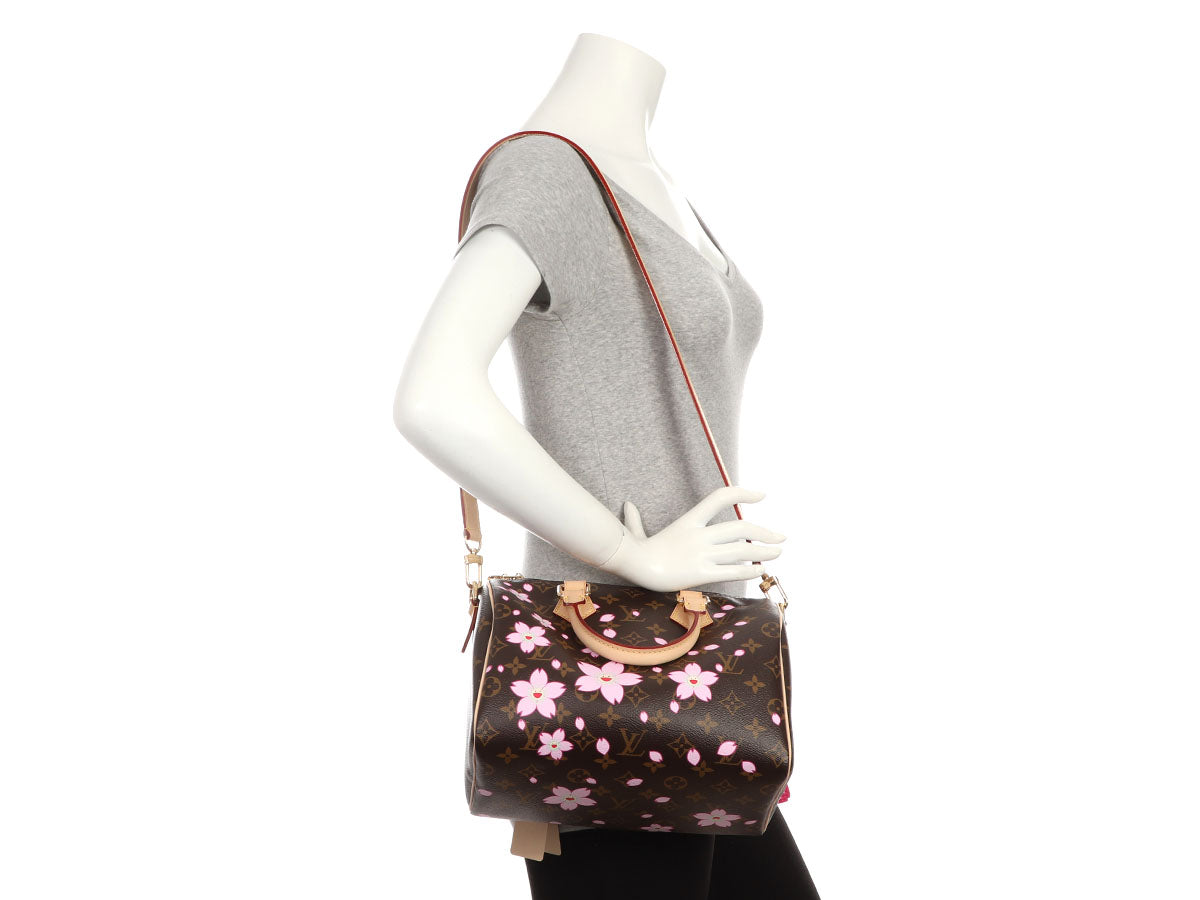 Louis Vuitton LV x TM Cherry Blossoms Speedy 25 - Image 9