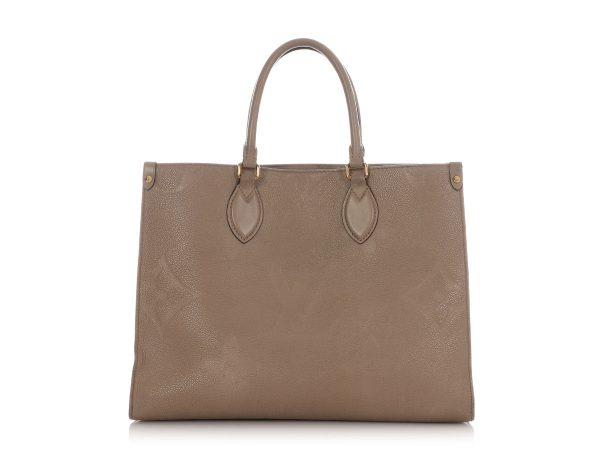Louis Vuitton Beige Monogram Empreinte Onthego MM