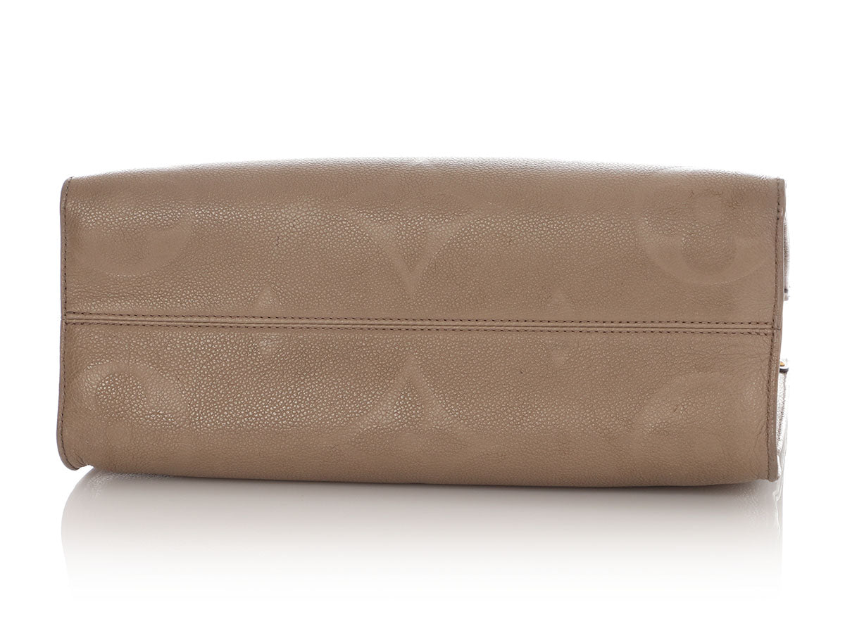 Louis Vuitton Beige Monogram Empreinte Onthego MM - Image 6
