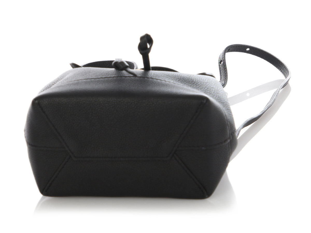 Louis Vuitton Mini Black Leather Lockme Backpack - Image 6