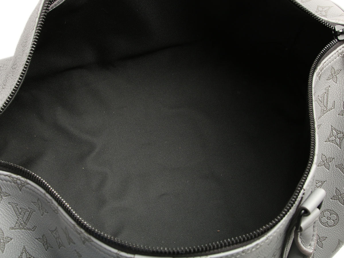 Louis Vuitton Anthracite Shadow Keepall Bandoulière 50 - Image 8