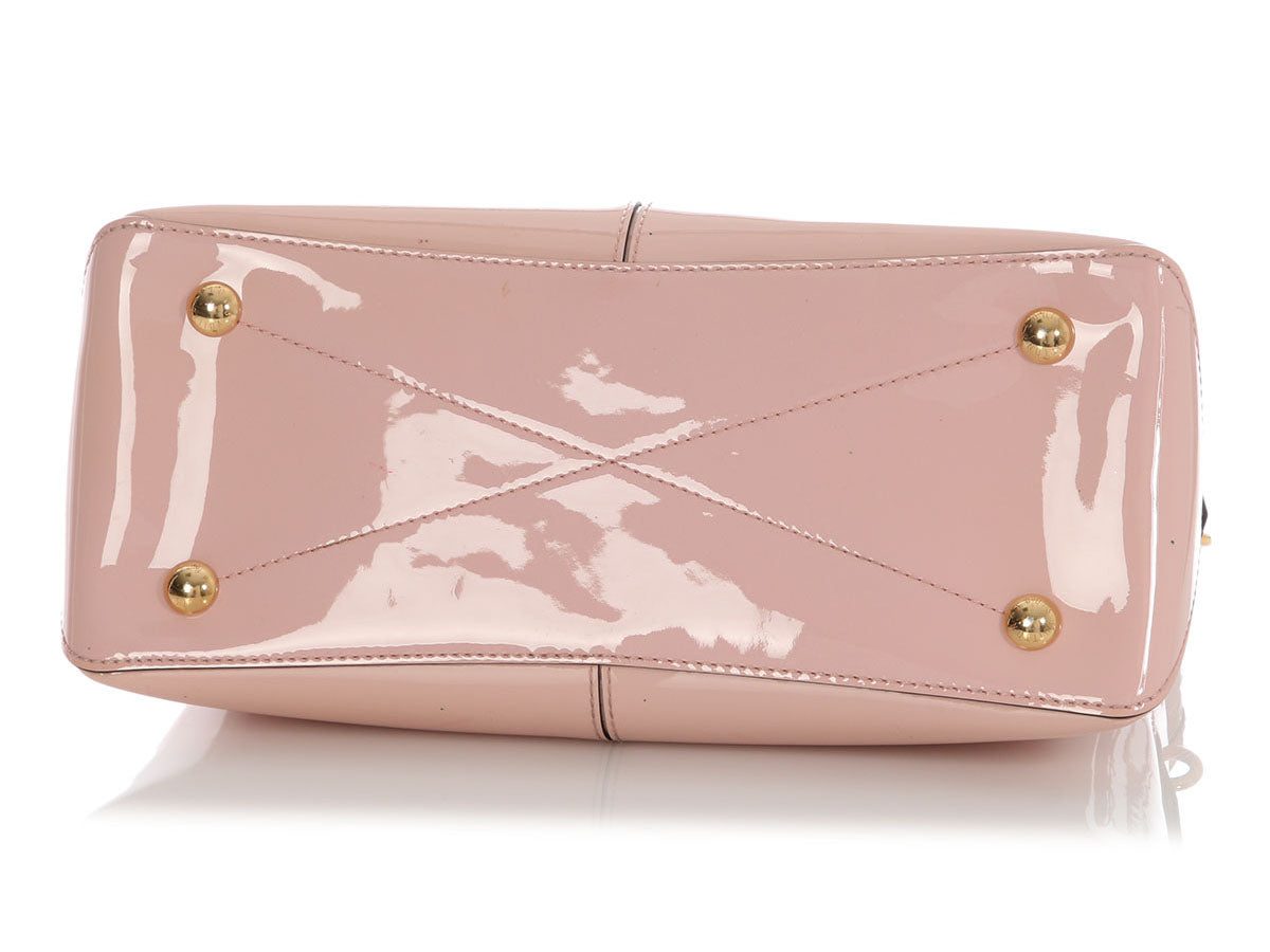 Louis Vuitton Pink Vernis Lisse Miroir Tote - Image 6