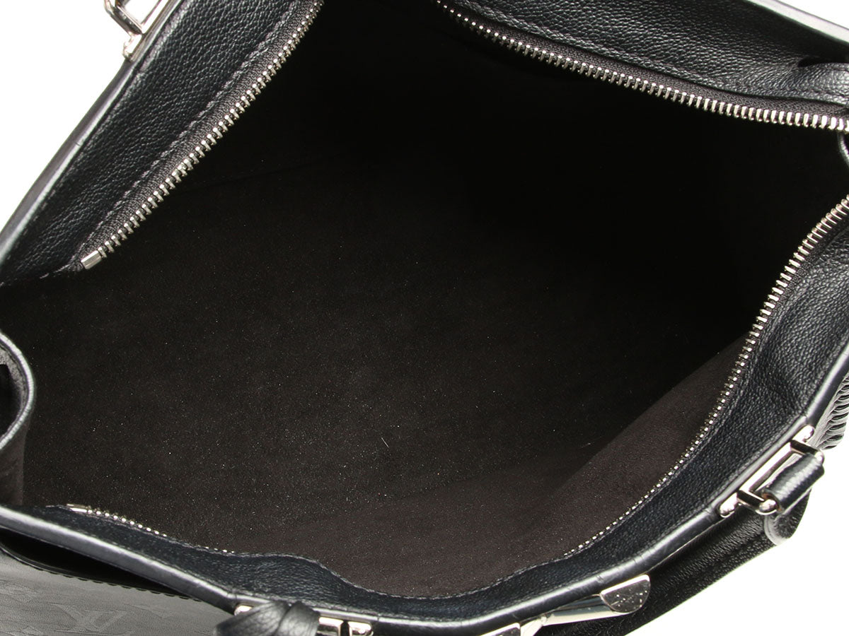 Louis Vuitton Black Leather Monogram Very - Image 8