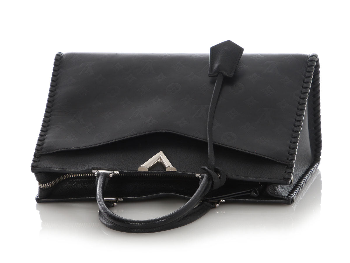 Louis Vuitton Black Leather Monogram Very - Image 7