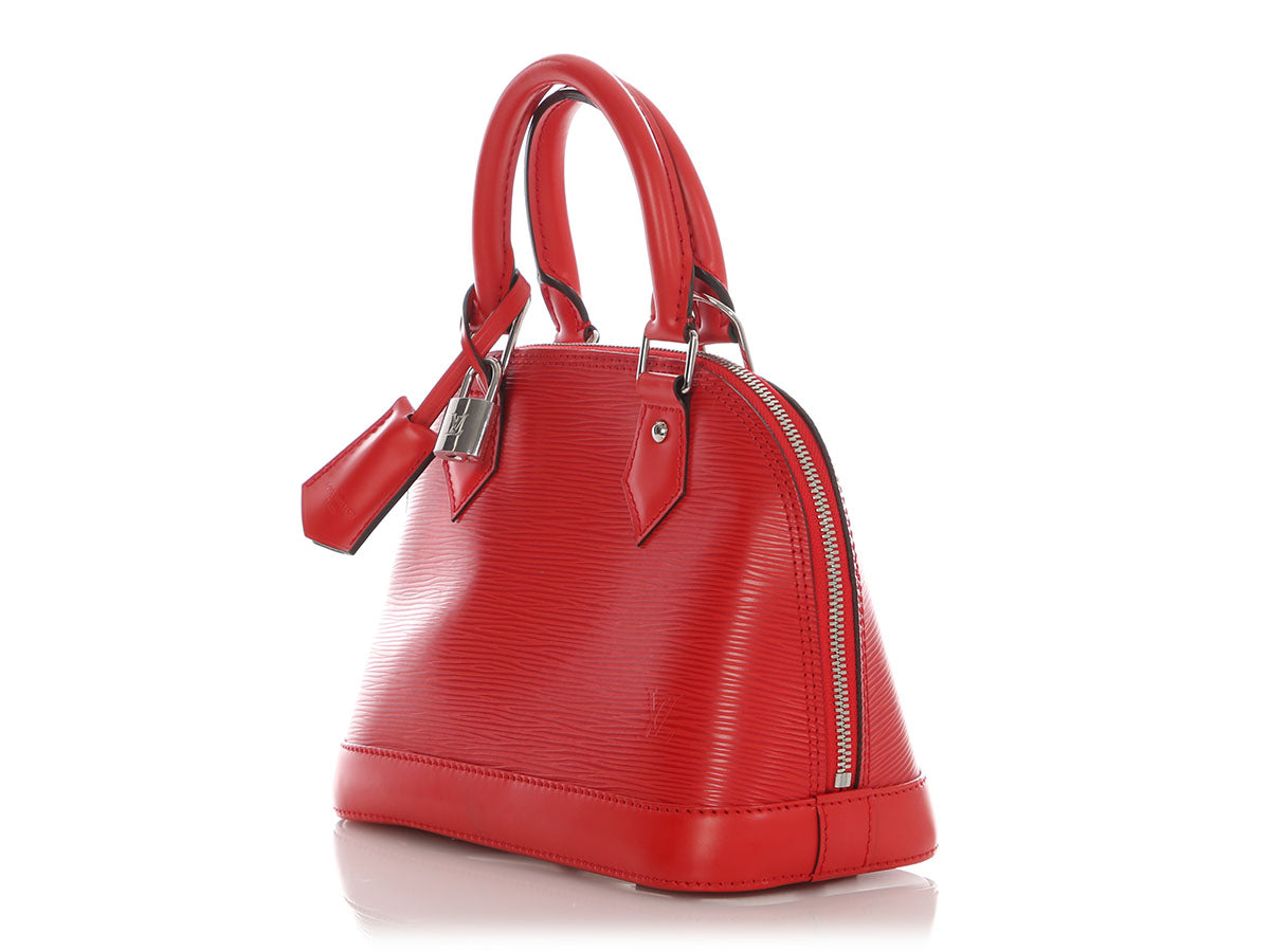 Louis Vuitton Red Epi Alma BB - Image 3