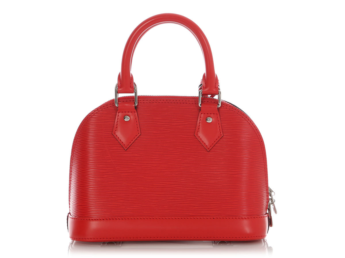 Louis Vuitton Red Epi Alma BB - Image 4