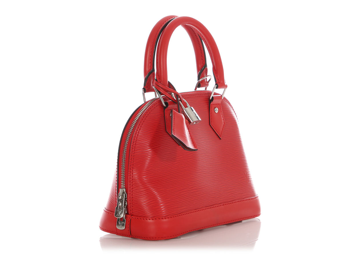 Louis Vuitton Red Epi Alma BB - Image 5