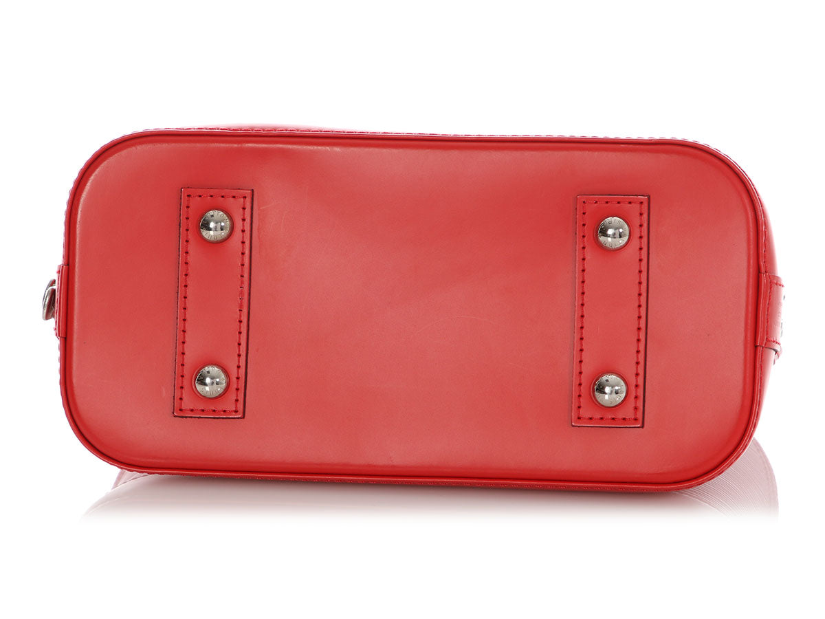 Louis Vuitton Red Epi Alma BB - Image 6