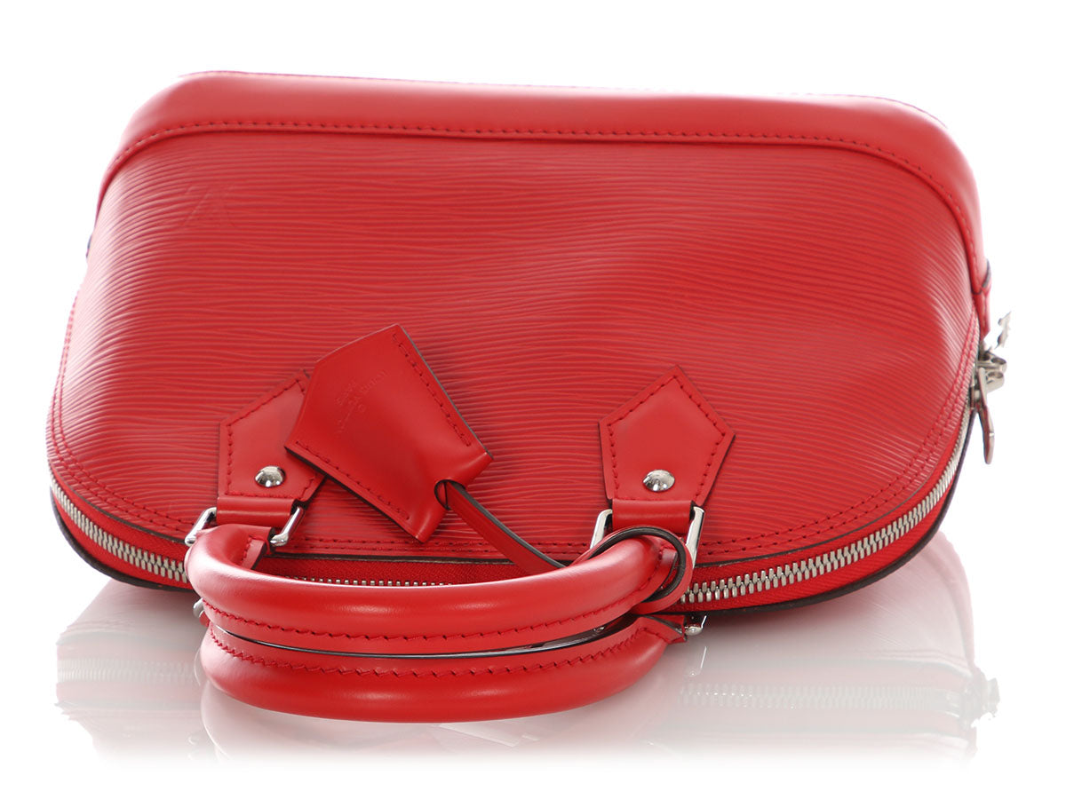 Louis Vuitton Red Epi Alma BB - Image 7