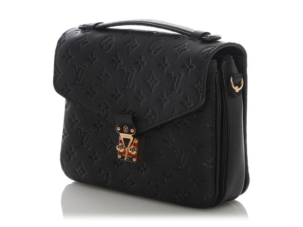 Louis Vuitton Black Monogram Empreinte Pochette Métis - Image 3