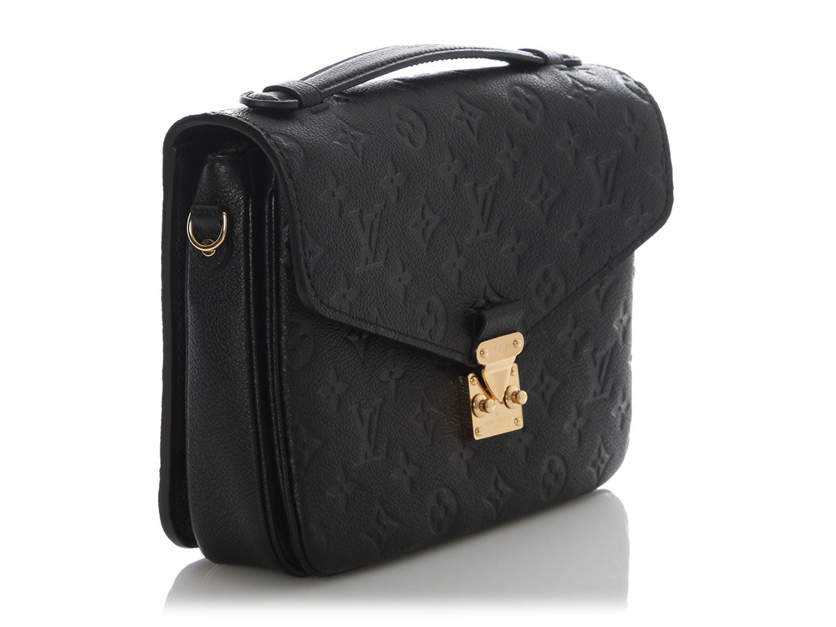 Louis Vuitton Black Monogram Empreinte Pochette Métis - Image 5