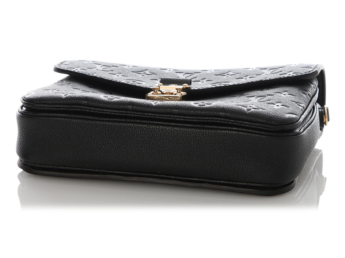 Louis Vuitton Black Monogram Empreinte Pochette Métis - Image 6