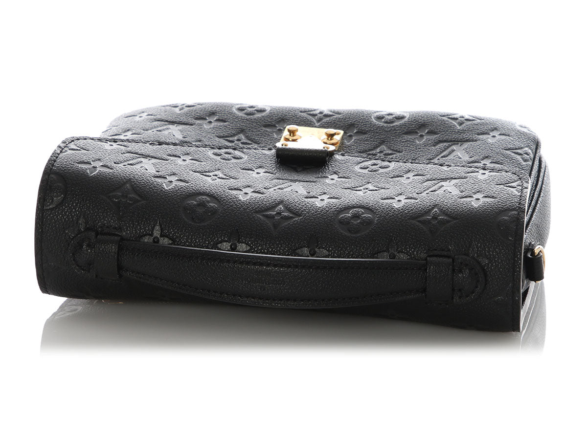 Louis Vuitton Black Monogram Empreinte Pochette Métis - Image 7
