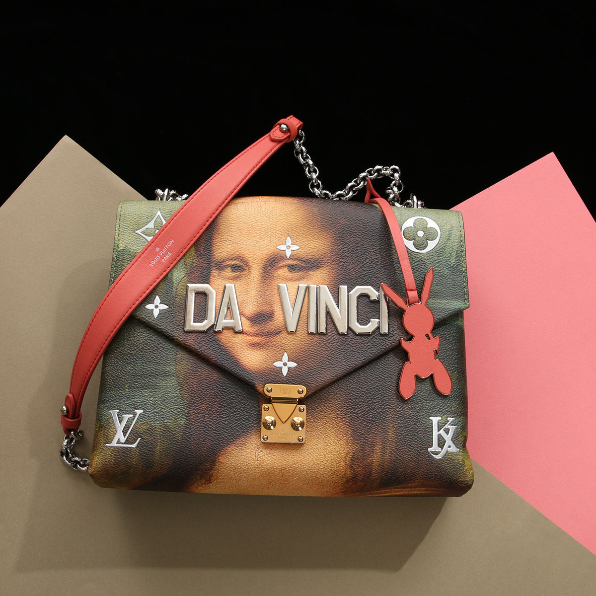 Louis Vuitton Jeff Koons Mona Lisa Chain Bag - Image 2