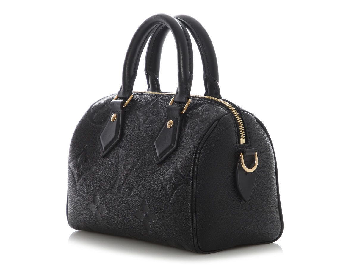 Louis Vuitton Black Giant Monogram Empreinte Speedy Bandoulière 20 - Image 3