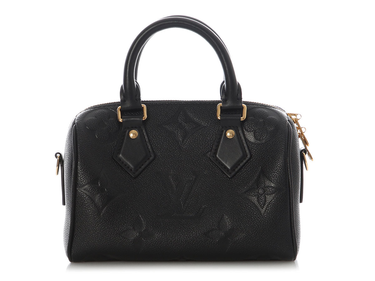 Louis Vuitton Black Giant Monogram Empreinte Speedy Bandoulière 20 - Image 4