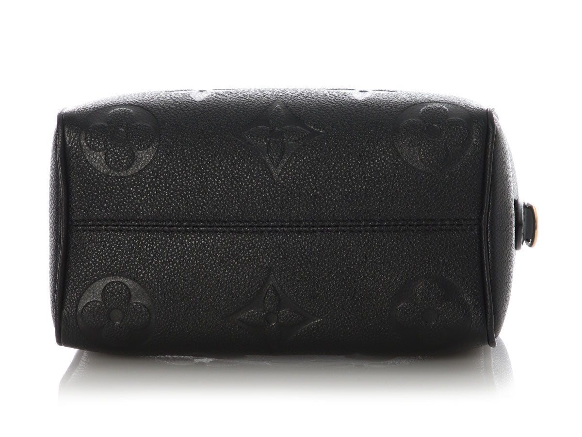 Louis Vuitton Black Giant Monogram Empreinte Speedy Bandoulière 20 - Image 6