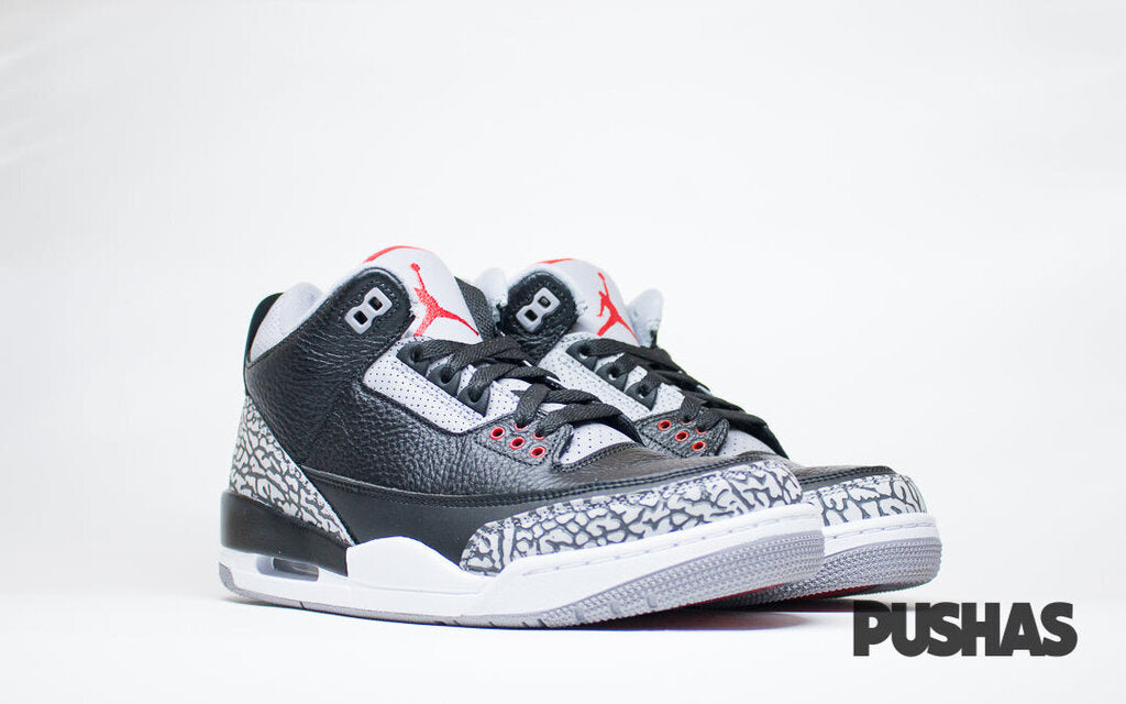 Air Jordan 3 Retro 'Cement' 2018 - Black (New) - Image 5