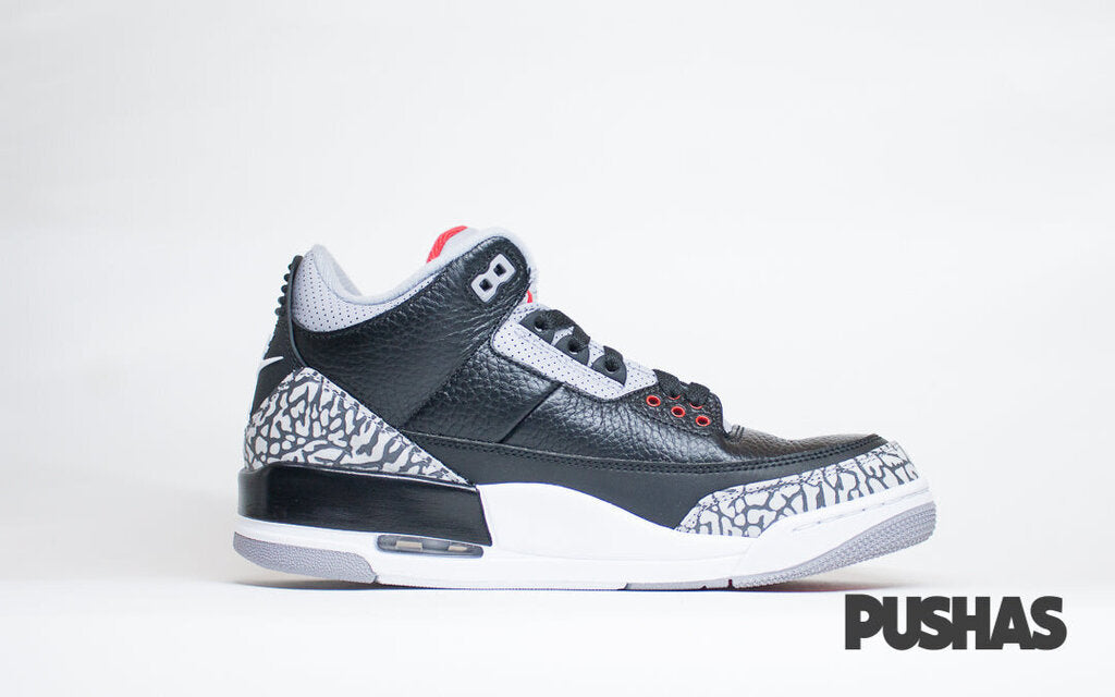 Air Jordan 3 Retro 'Cement' 2018 - Black (New) - Image 12