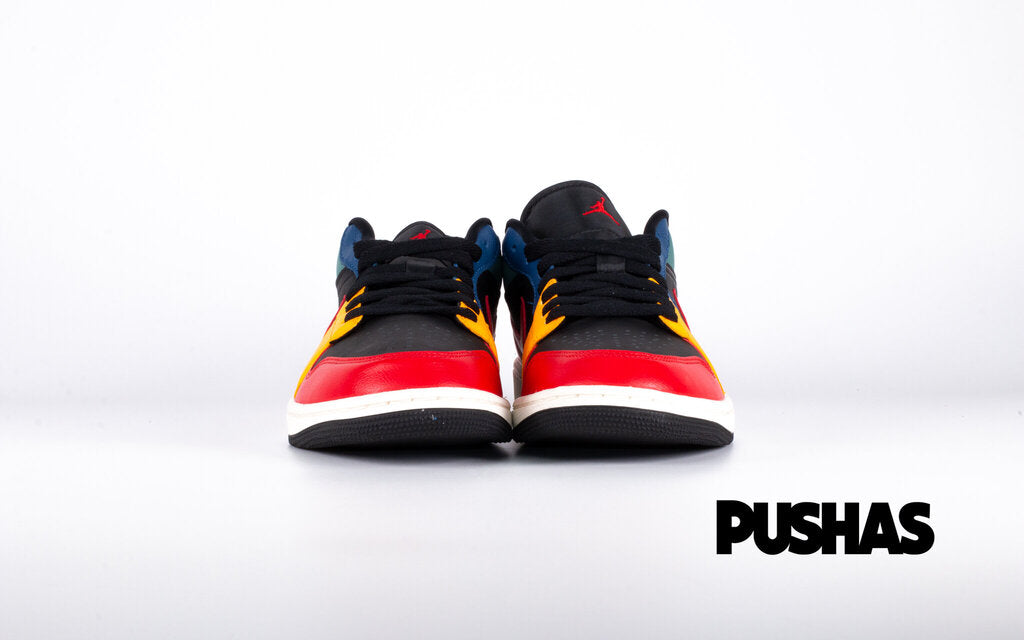 Air Jordan 1 Low 'Black Multi Taxi' W (2022) - Image 2