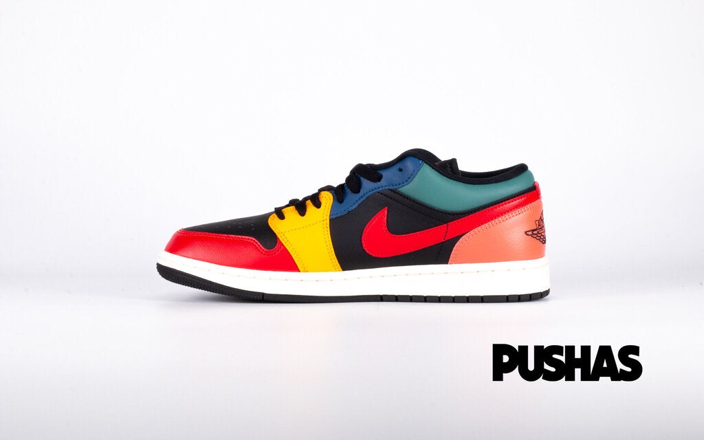 Air Jordan 1 Low 'Black Multi Taxi' W (2022) - Image 4