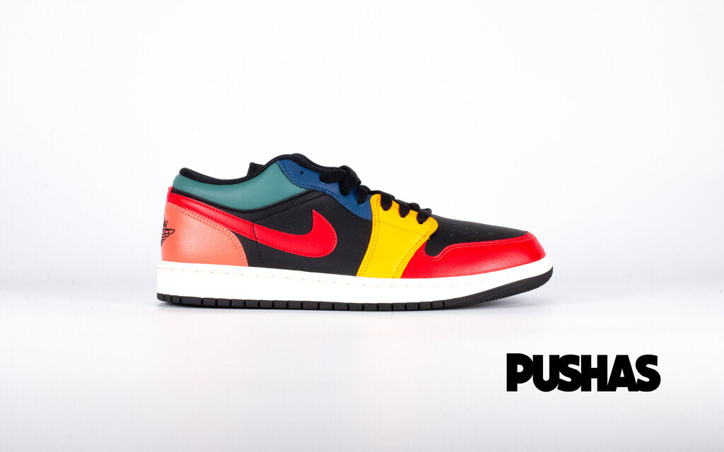 Air Jordan 1 Low 'Black Multi Taxi' W (2022) - Image 5