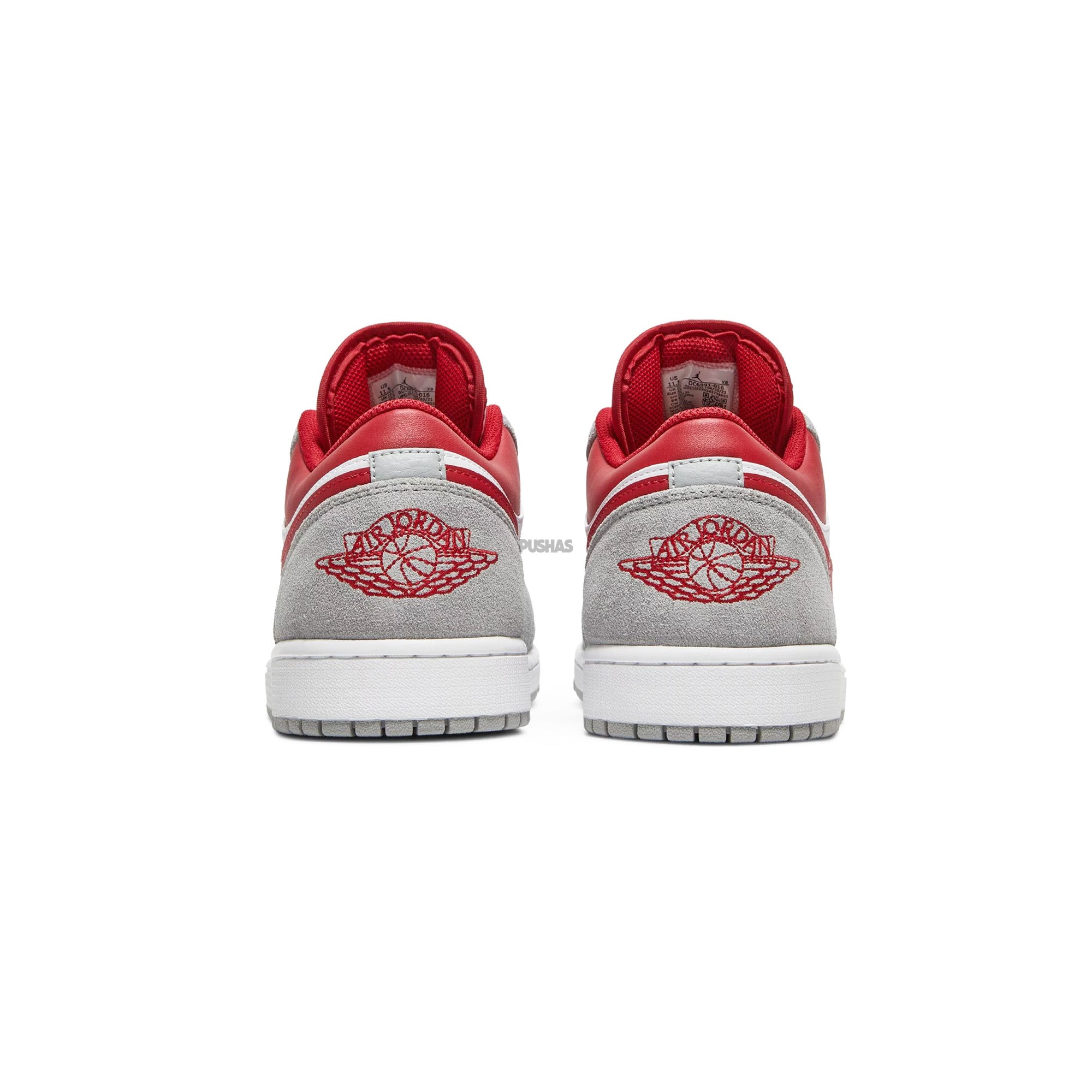 Air Jordan 1 Low SE 'Light Smoke Grey Gym Red' (2021) - Image 4