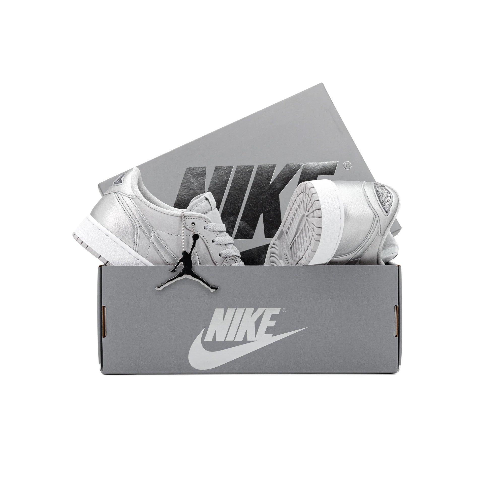 Air Jordan 1 Low OG 'Metallic Silver' GS (2024) - Image 5