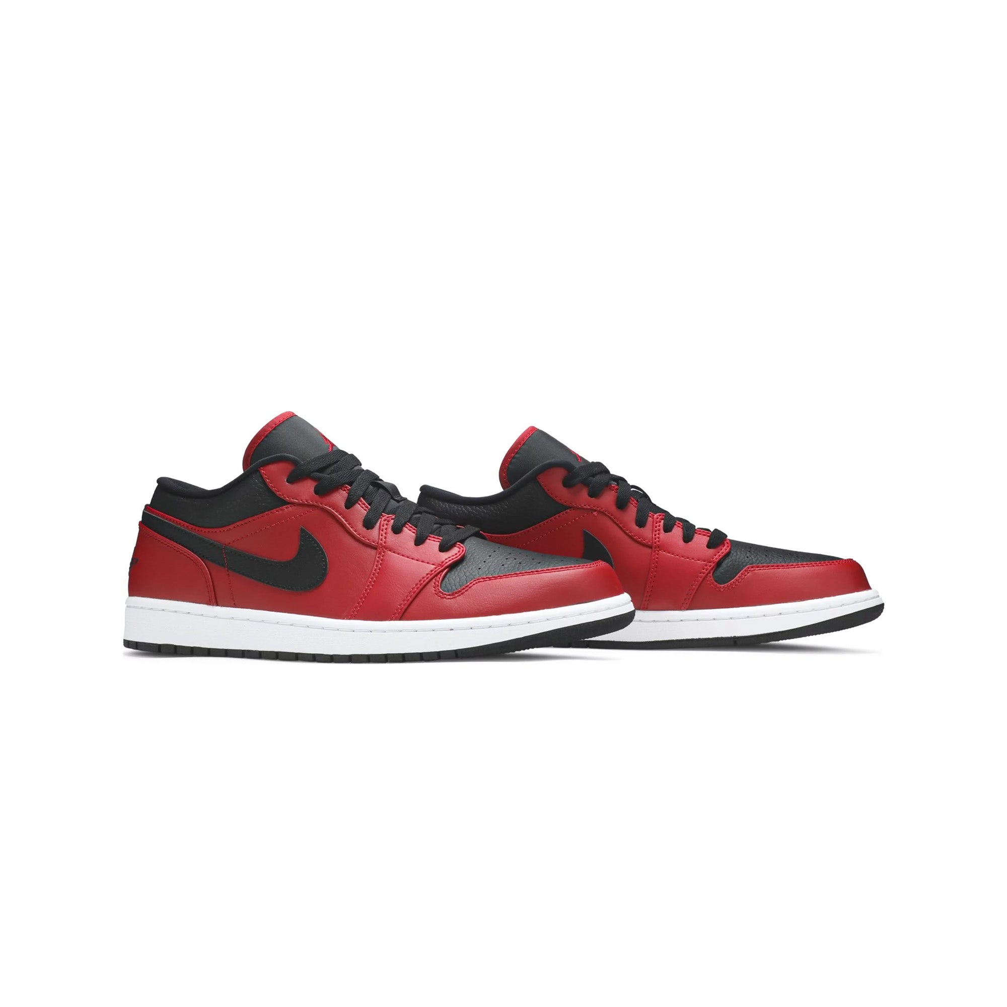 Air Jordan 1 Low 'Reverse Bred Pebbled Swoosh' (2021) - Image 2
