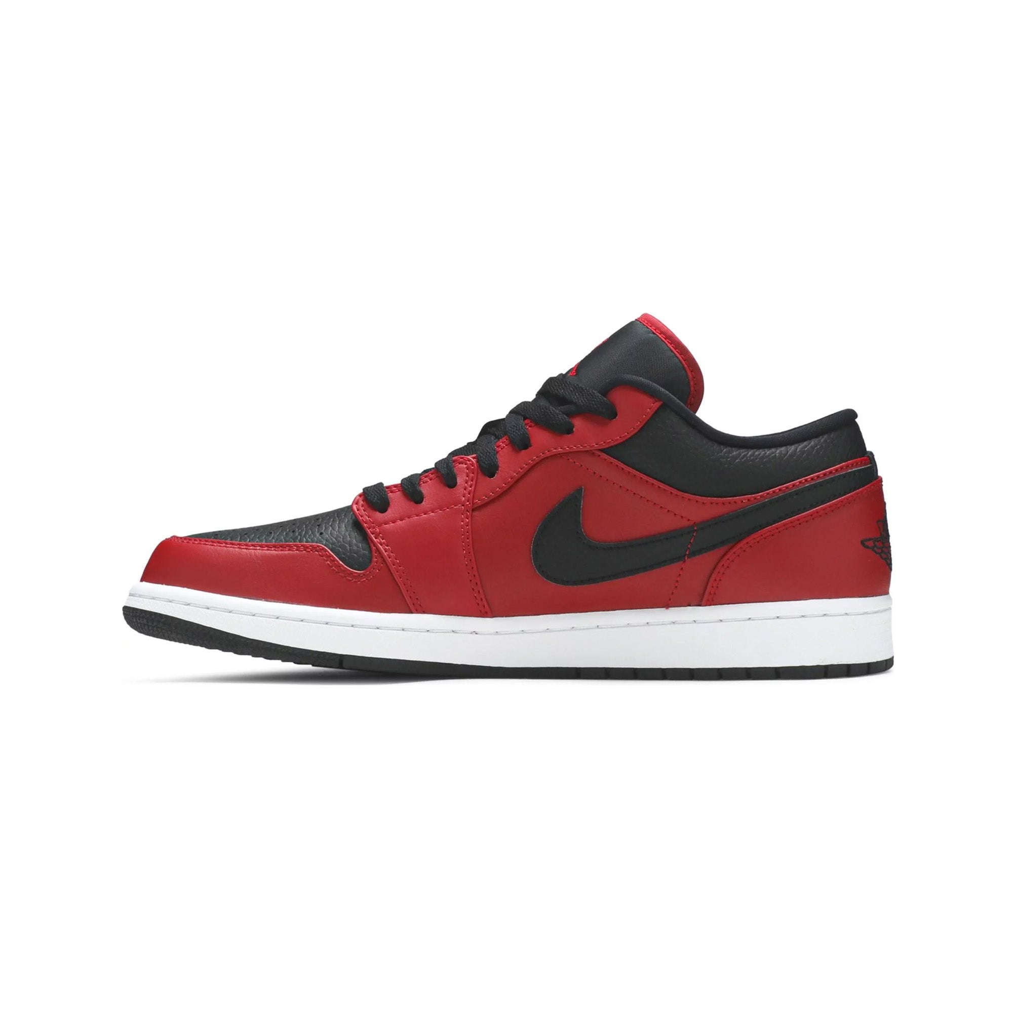 Air Jordan 1 Low 'Reverse Bred Pebbled Swoosh' (2021) - Image 3
