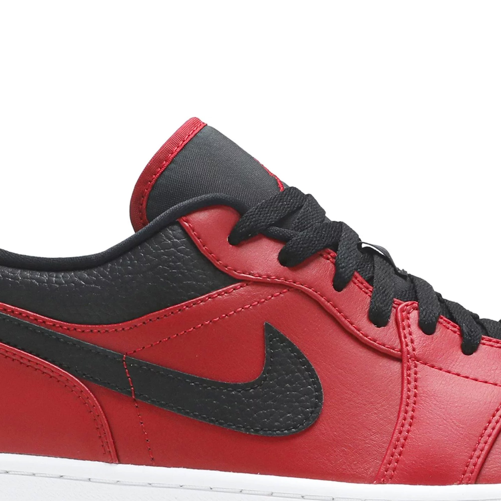Air Jordan 1 Low 'Reverse Bred Pebbled Swoosh' (2021) - Image 5