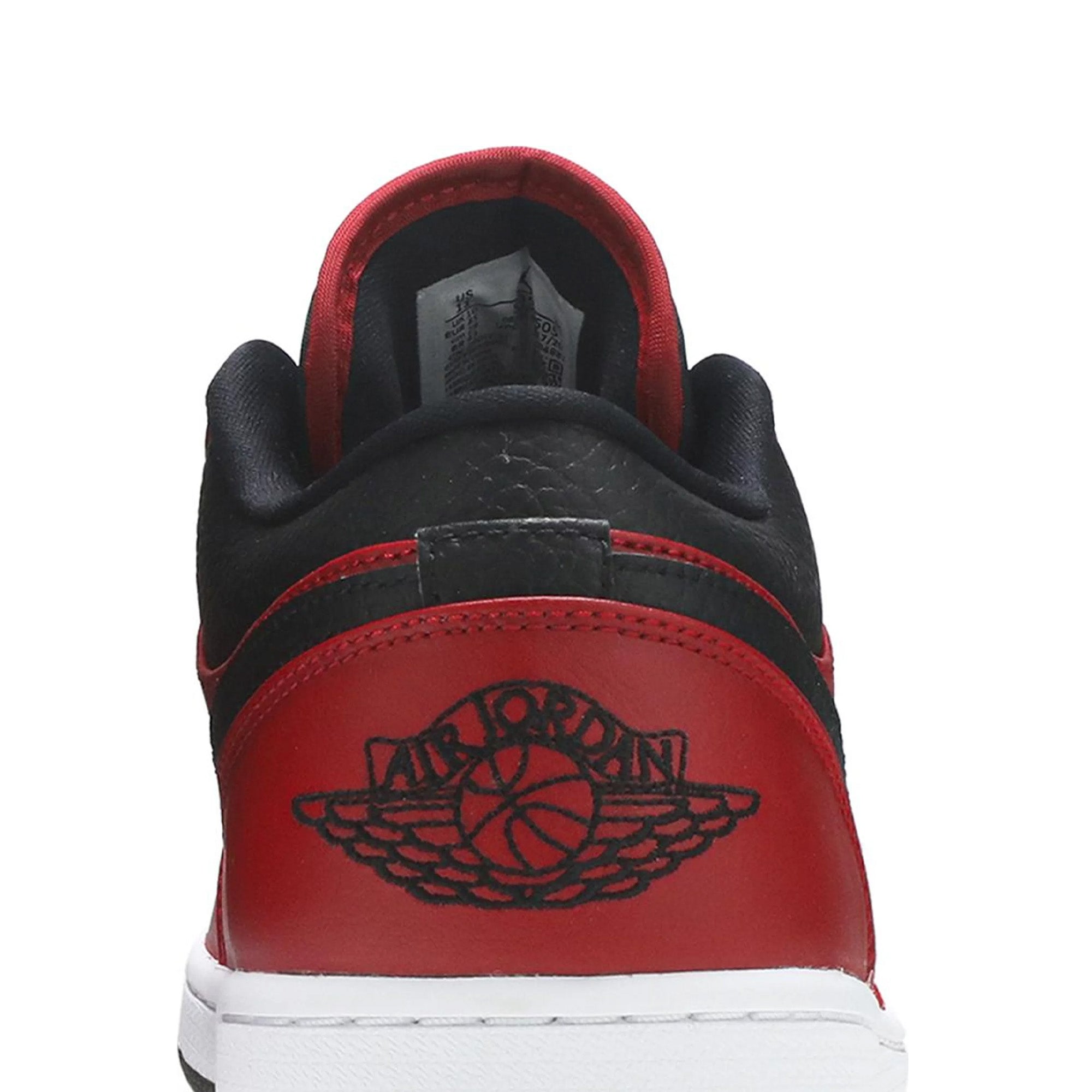 Air Jordan 1 Low 'Reverse Bred Pebbled Swoosh' (2021) - Image 6