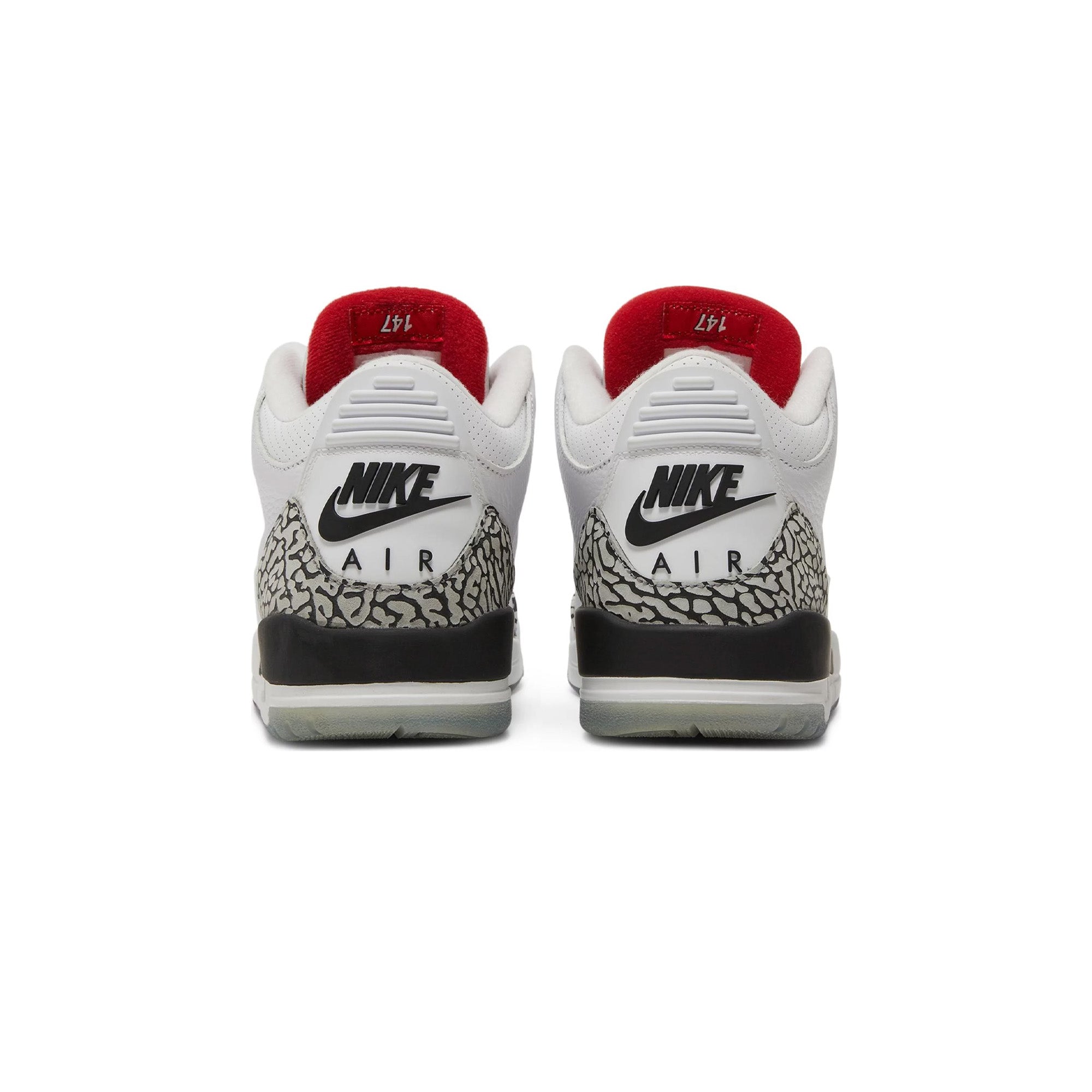 Air Jordan 3 Retro White Cement 'Free Throw Line' (2018) - Image 4