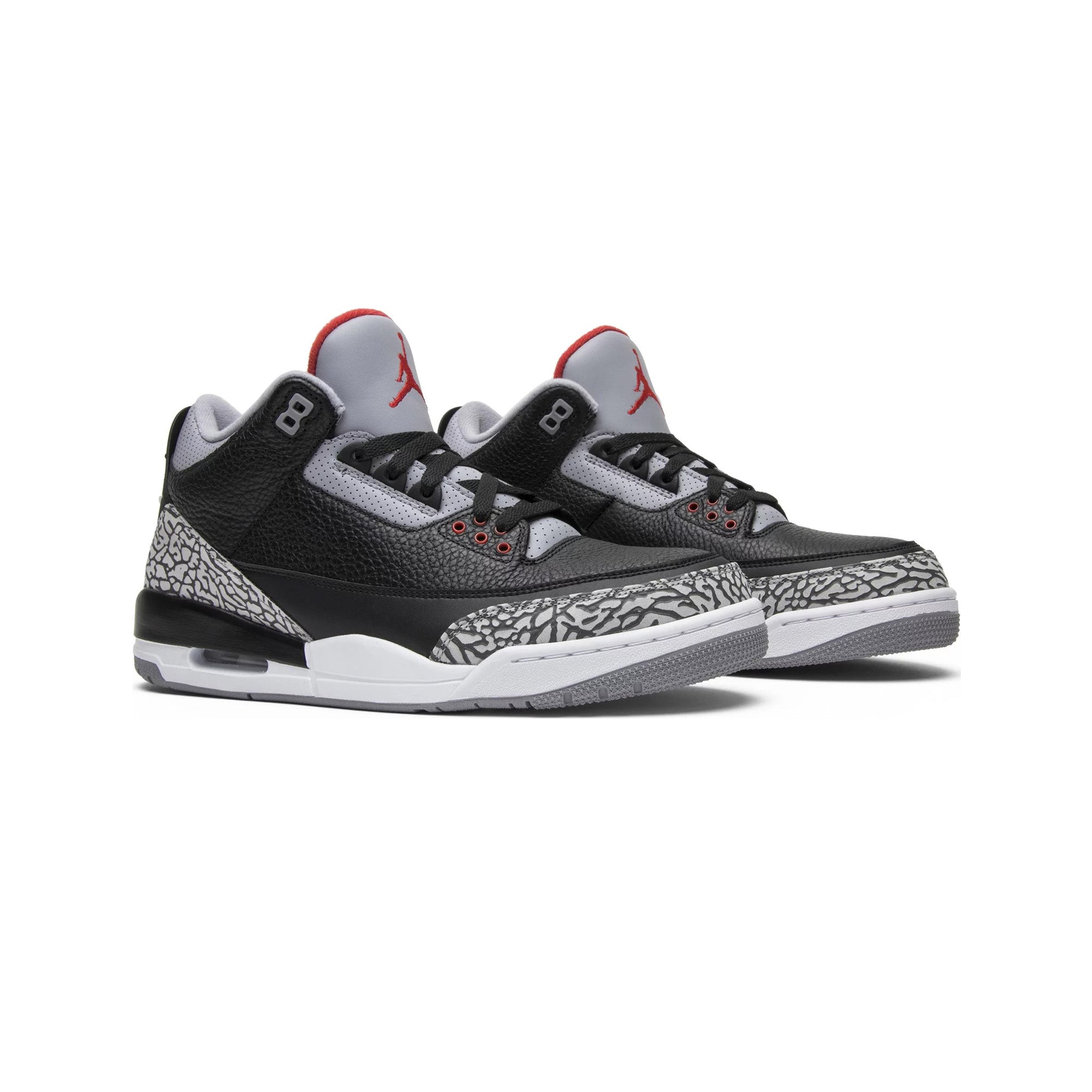 Air Jordan 3 Retro 'Cement' 2018 - Black (New) - Image 2