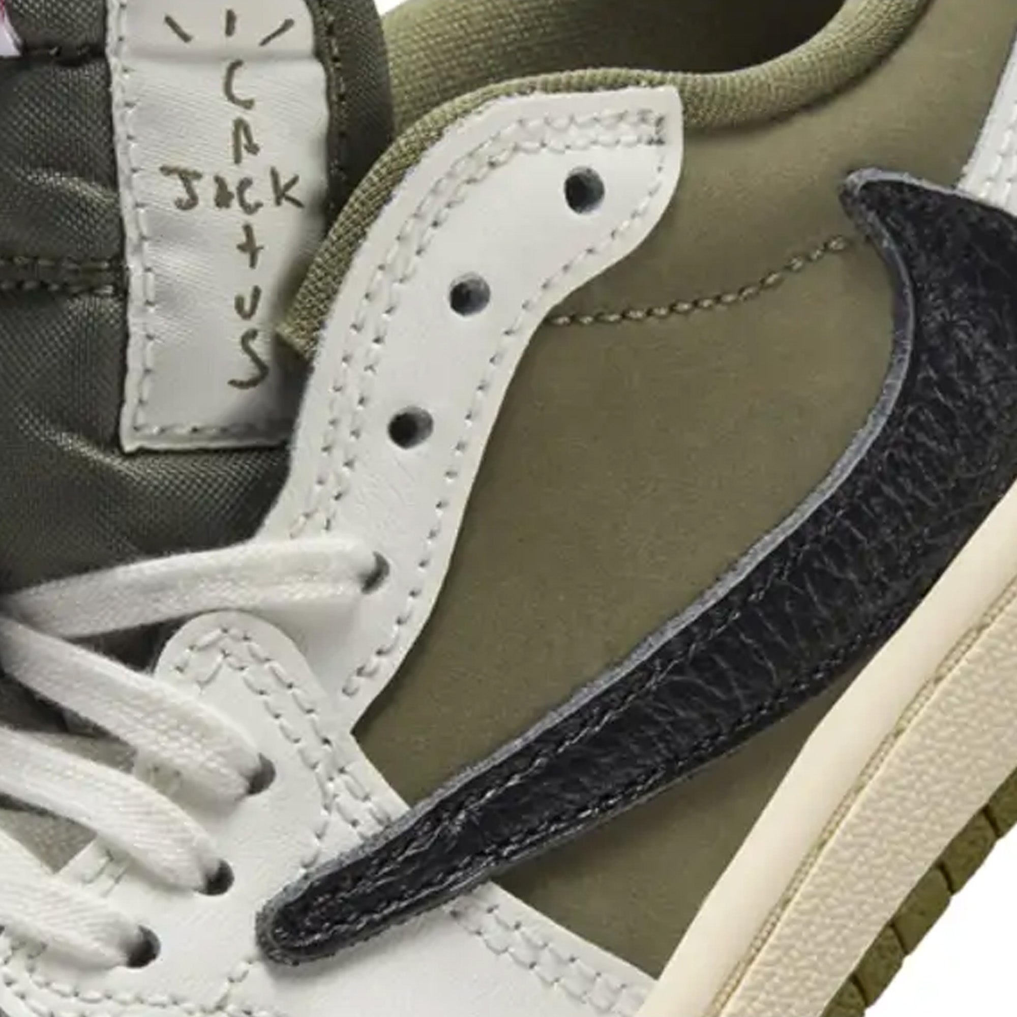 Air Jordan 1 Retro Low OG SP Travis Scott 'Medium Olive' PS (2024) - Image 8