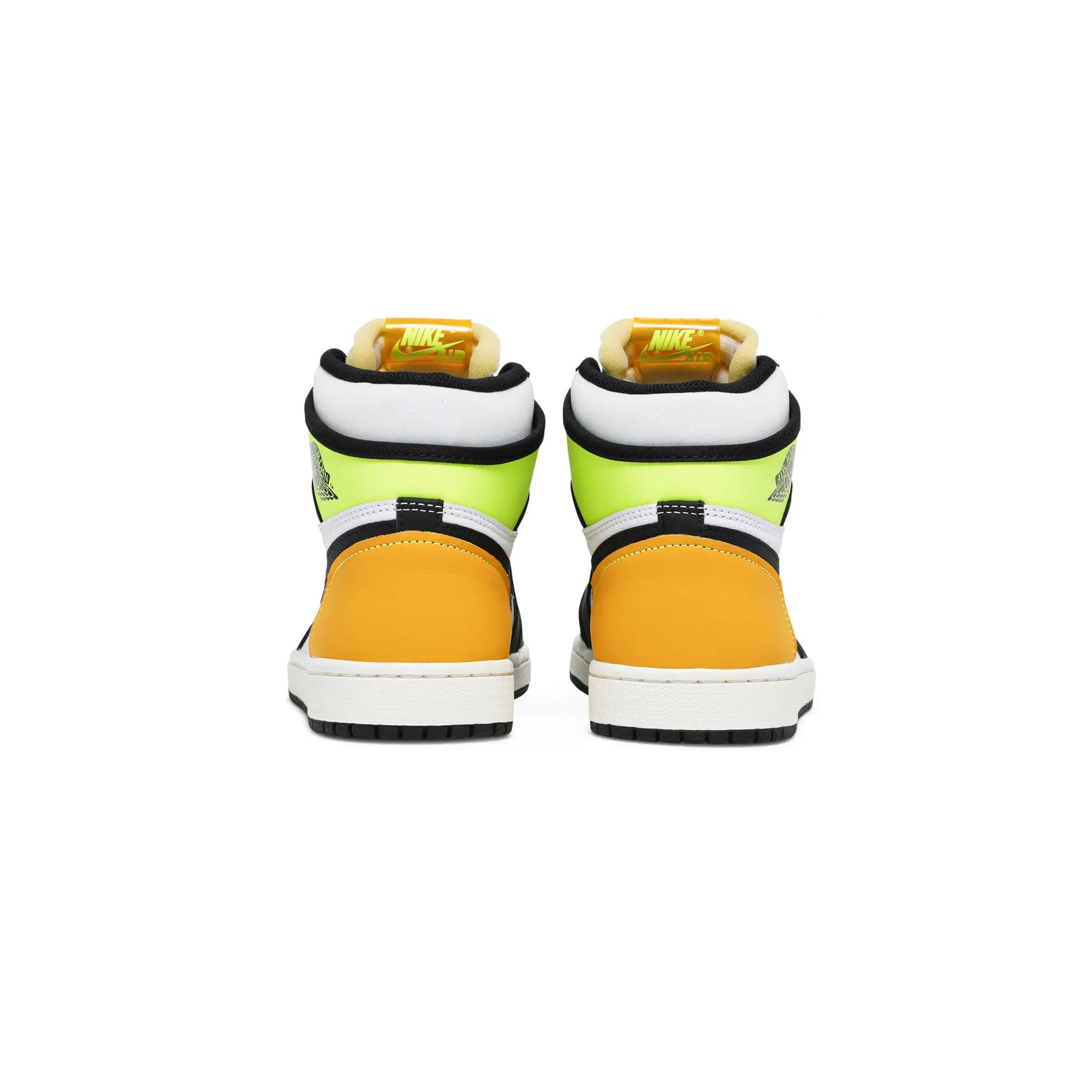 Air Jordan 1 Retro High 'White Black Volt University Gold' (2021) - Image 4