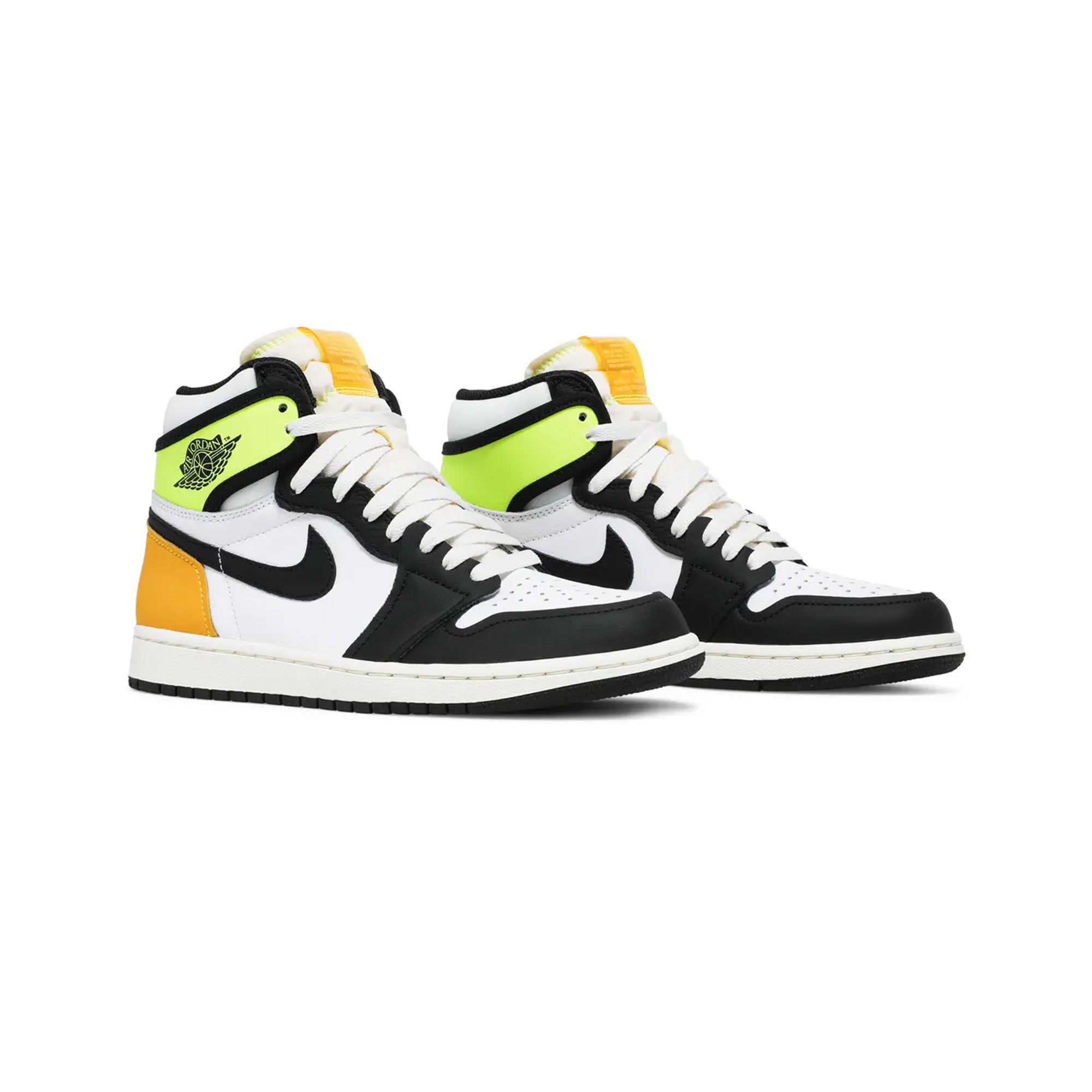 Air Jordan 1 Retro High 'White Black Volt University Gold' (2021) - Image 2
