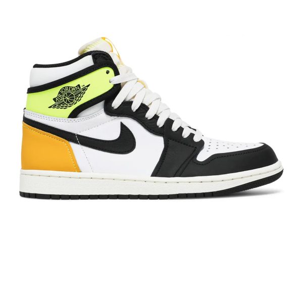 Air Jordan 1 Retro High 'White Black Volt University Gold' (2021)