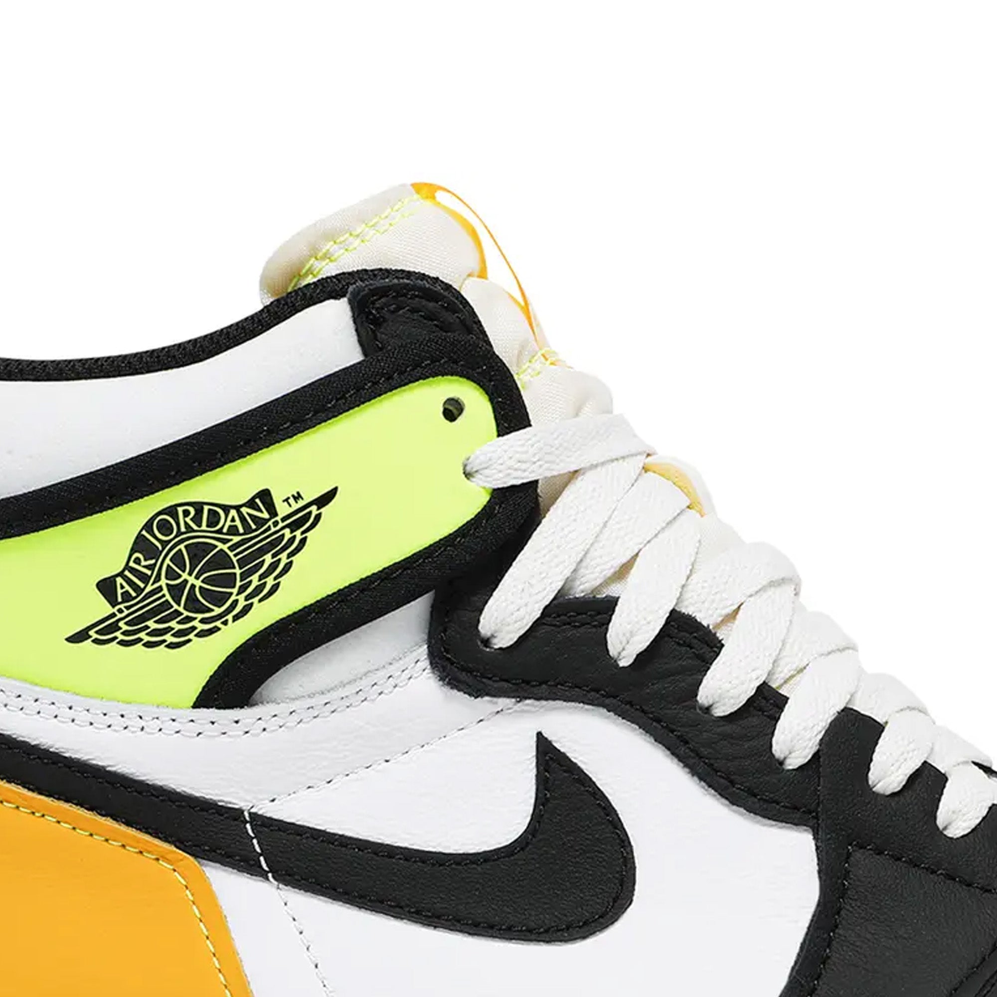 Air Jordan 1 Retro High 'White Black Volt University Gold' (2021) - Image 6