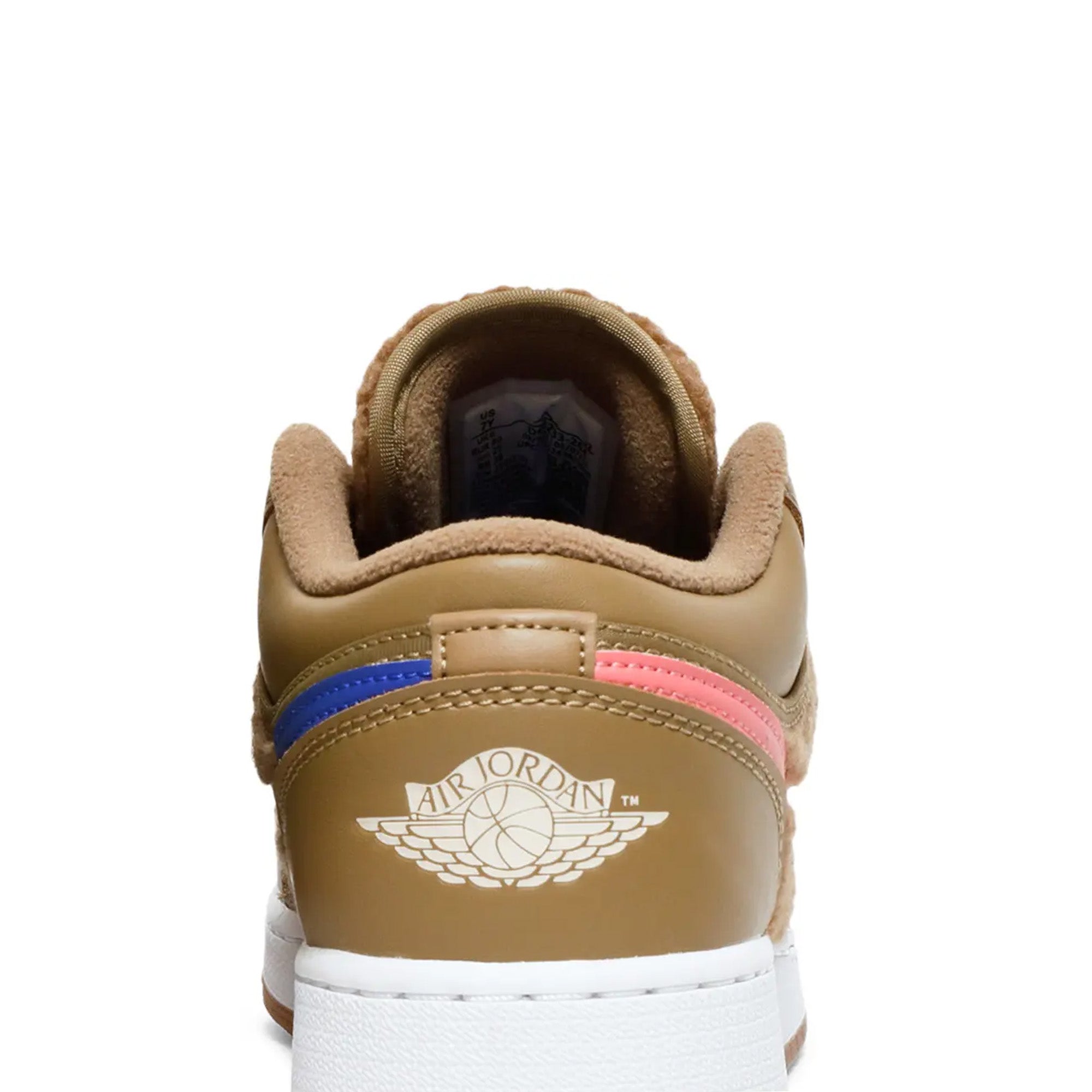Air Jordan 1 Low Utility 'Teddy Bear' GS (2021) - Image 7